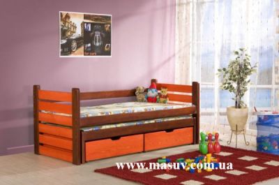 Ліжко дерев'яне дитяче одноярусне - Марко